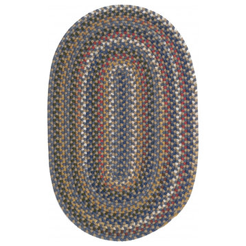 Colonial Mills Rug Wayland, Oval, Blue, 15x20'