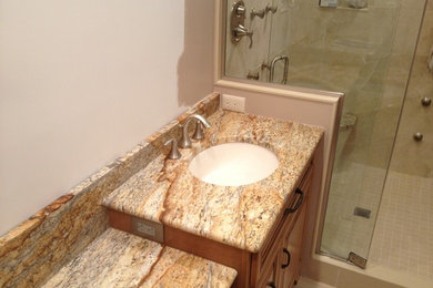 Elegant bathroom photo in Other
