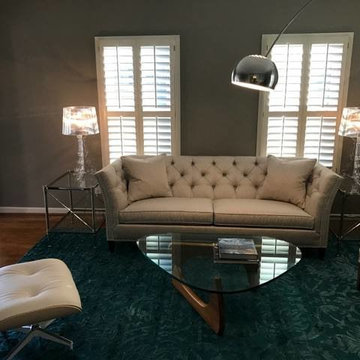 Knoxville Elegant Mid-Century Modern Living Room