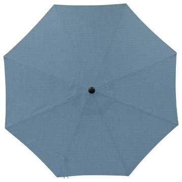 9' Round Universal Sunbrella Replacement Canopy, Sapphire Blue