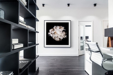 Inspiration for a contemporary home office remodel in San Francisco