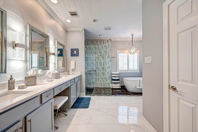 High-End Bathroom Remodel - Downtown Houston