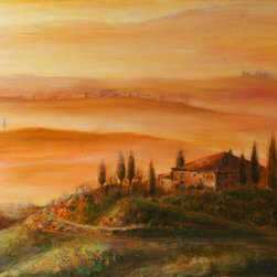 Закат в Тоскане - Paintings