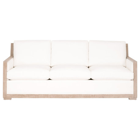 Manhattan 85" Wood Trim Sofa