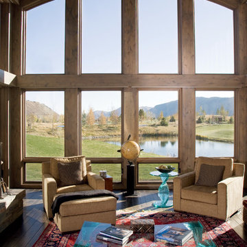 Transform your space w/Pella® Architect Series® awning & special shape windows