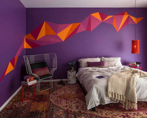 Best Orange  And Purple  Design Ideas  Remodel Pictures Houzz