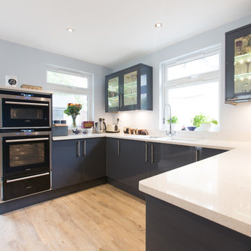 Double storey rear extension in Addlestone