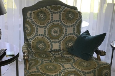 dual fabric chairs