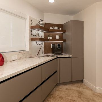 Irresistible Wood Panel Contemporary Kitchen