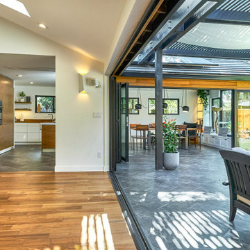NanaWall Glass Walls Transform CA Home into Seamless Indoor-Outdoor Retreat