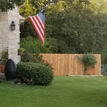 Traditional Western Red Cedar Fence