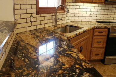 Elegant kitchen photo in Other