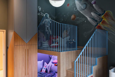 Inspiration for a contemporary kids' bedroom in Dorset.