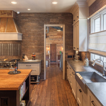 05 - Industrial Rustic Transitional Kitchen