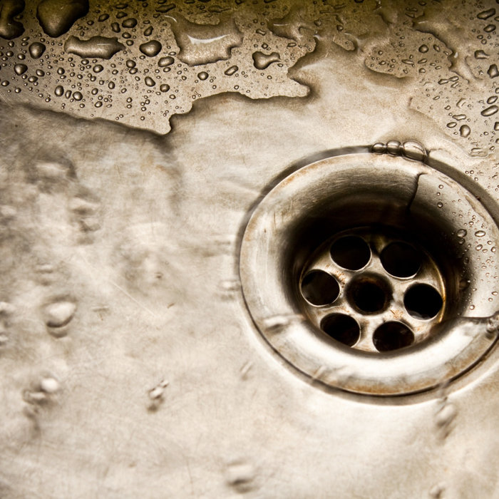 rusted kitchen sink
