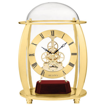 Victoria Brass Mantel Clock