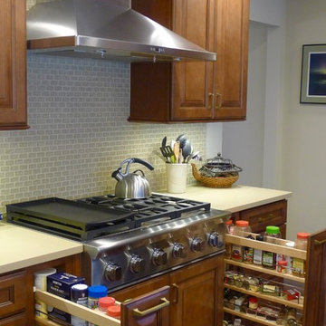 Spacious kitchen with room to entertain.