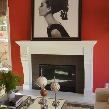 Davidson Arterro - Living room fireplace