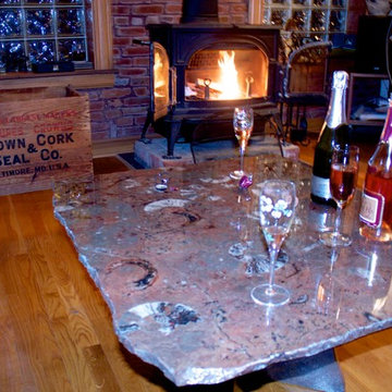 Fossil Marble Table Tops