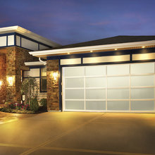 All Glass Garage Door With Aluminum Frame Minimalistisch