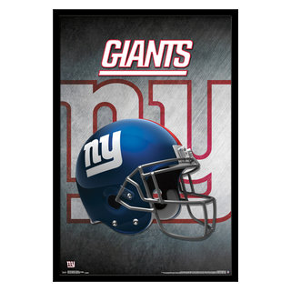 NFL New York Giants - End Zone 17 Wall Poster, 22.375 x 34, Framed