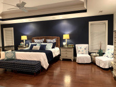 eggshell or flat paint for bedroom walls?