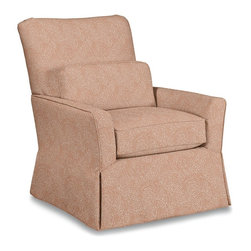 Lena Premier Swivel Occasional Chair by La-Z-Boy shown in Cameo - Products