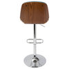 Serena Barstool in Walnut and Blue