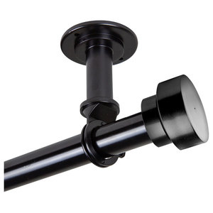 1 Pipe Style Blackout Curtain Rod 120 170 3 Pieces