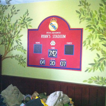 Boy's soccer room