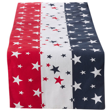 4th of July Star Spangled Cotton Table Runner