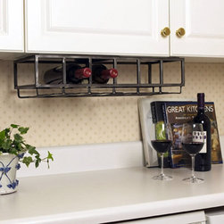Six Bottle Under Cabinet Wine Rack - Wine Racks