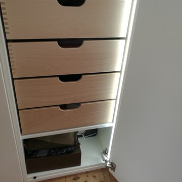 Ankleide in einer DG-Wohnung in München-Schwabing