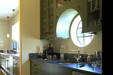 Example of a transitional kitchen design in San Francisco