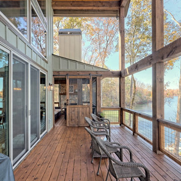 Lake's Edge: Rustic Craftsman Lake Home