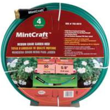 Mintcraft BL5820050HM Med. Duty Hose 5/8In 50Ft 4Ply