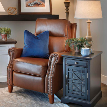 Charles Recliner: Elegant Seating for Transitional Living Spaces