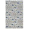 Rizzy Home Valintino  Woolen Rug In Ivory Color 9'x12'