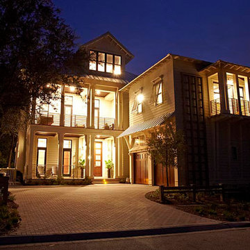 Contemporary Watercolor Home