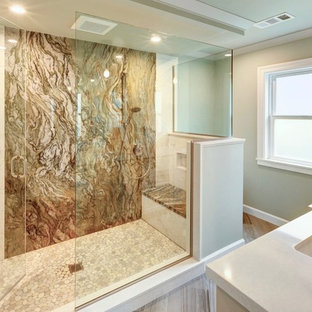 Bäder mit Steinplatten und Kalkstein Ideen, Design & Bilder - November