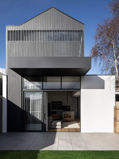 Contemporary Exterior by Kube Constructions