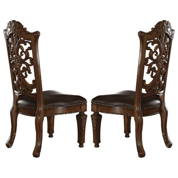 Acme Vendome Cherry Finish Side Chair, Set of 2 60003