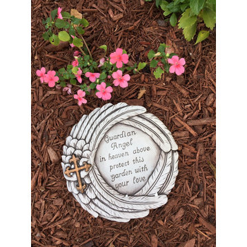 10" Guardian Angel Stepping Stone