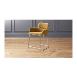 Azalea Champagne 24" Counter Stool | CB2 - Bar Stools And Counter Stools