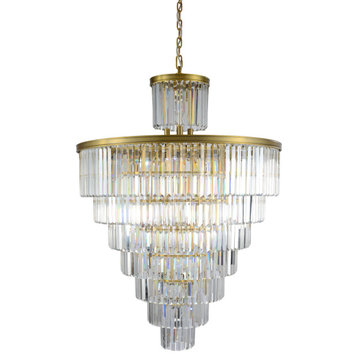 Artistry Lighting Edgewood Collection Hanging Crystal Chandelier 36x48