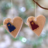 Novica Handmade Heart Of Angels Wood Ornaments (Pair)
