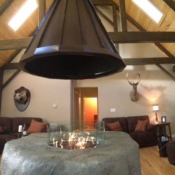 Rustic Living Room Revovation