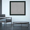 Framed Magnetic Board, Corvino Black Wood, 39x35
