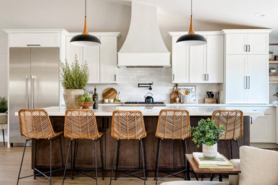 Inspiration for a transitional home design remodel in San Francisco
