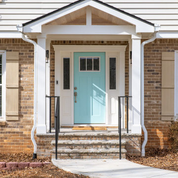 Timeless Curb Appeal: Front Portico Perfection